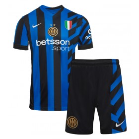 Fotbalové Dres Inter Milan Nicolo Barella #23 Dětské Domácí 2025-26 Krátký Rukáv (+ trenýrky)